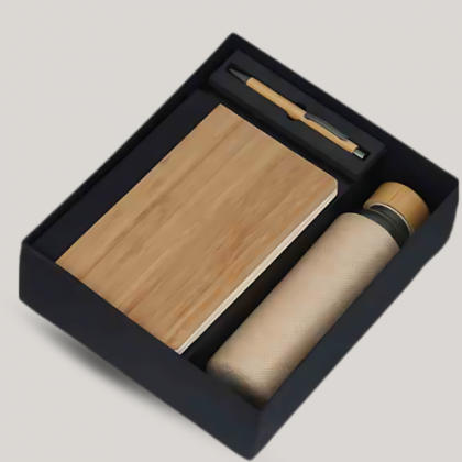 Customized Bamboo Employee Joining Kit with Bottle