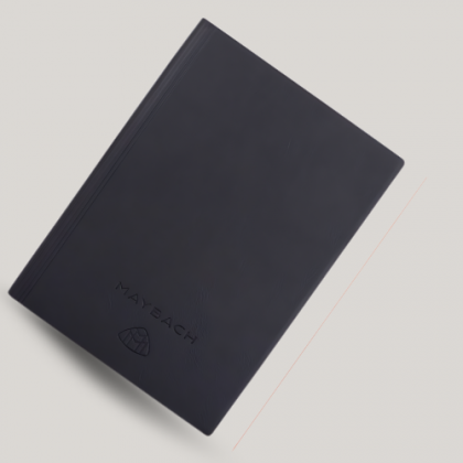 Customized Black Classic A5 Notebook with Logo