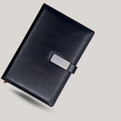 Customized Black Executive Notebook with Logo