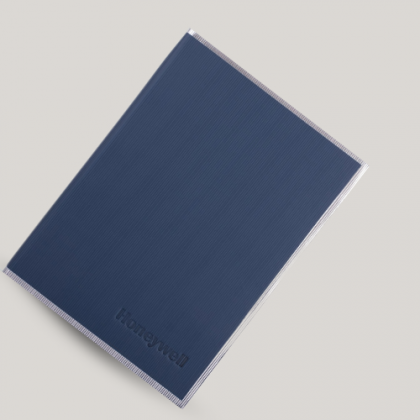 Customized Blue Leather A5 Notebook with Logo