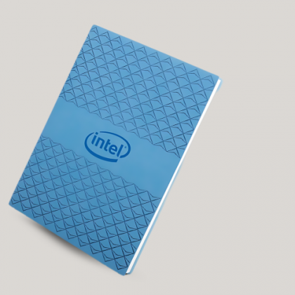 Customized Blue Notebook with Logo