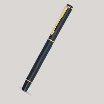 Customized Black and Gold Pen with Logo