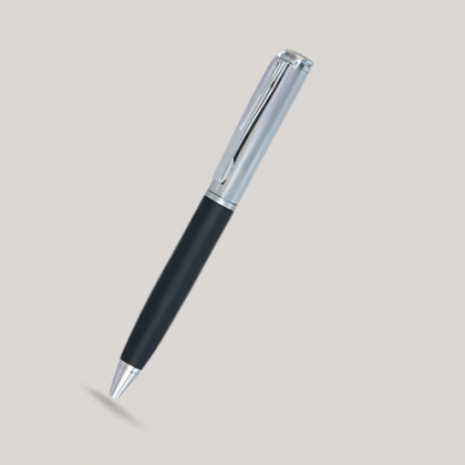 Customized Black and Silver Pen with Logo