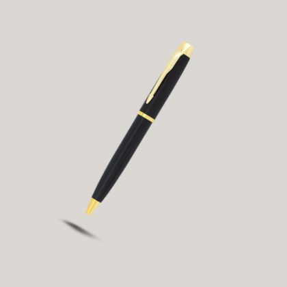 Customized Black & Gold Metal Pen with Logo