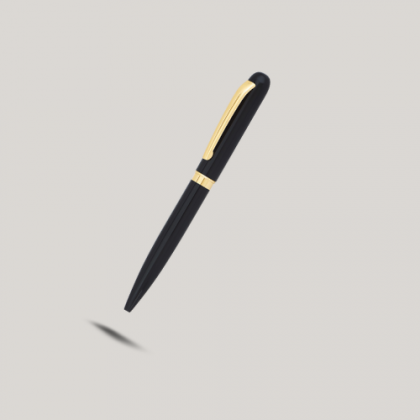 Customized Black & Gold Metal Pen with Logo