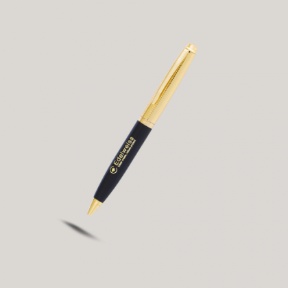 Customized Black & Gold Metal Pen with Logo