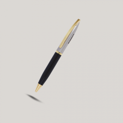 Customized Black & Gold Metal Pen with Logo