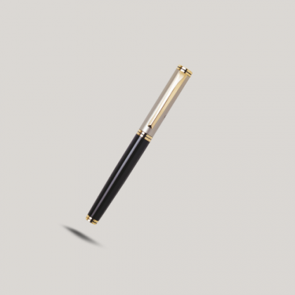 Customized Black & Gold Metal Pen with Logo