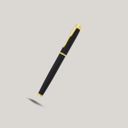 Customized Black & Gold Metal Pen with Logo