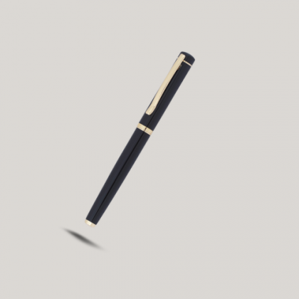 Customized Black & Gold Metal Pen with Logo