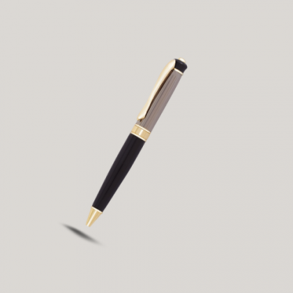 Customized Black & Gold Metal Pen with Logo