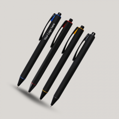 Customized Black & Gold Metal Pens with Logo