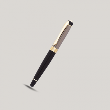 Customized Black & Gold Metal Pens with Logo