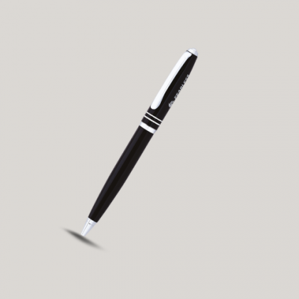 Customized Black & Silver Metal Pens with Logo