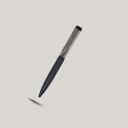 Customized Black Textured Metal Pen with Logo