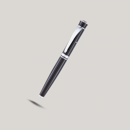 Customized Black Textured Metal Pen with Logo