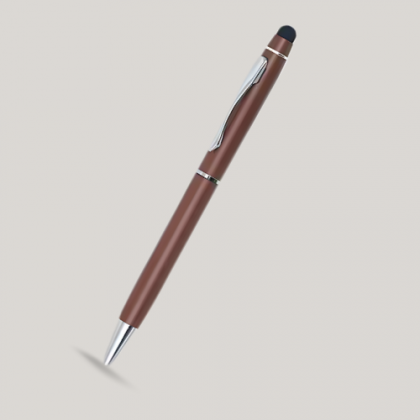 Customized Brown Leather Pen with Logo