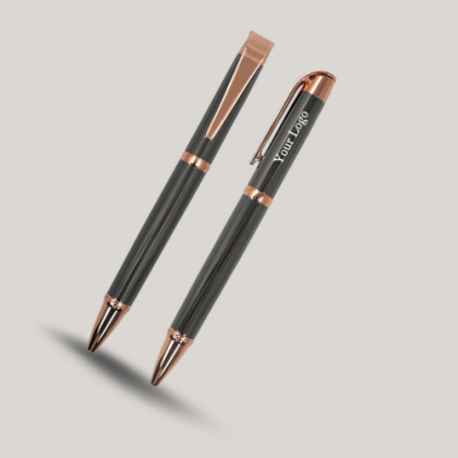 Customized Copper & Black Metal Pens with Logo