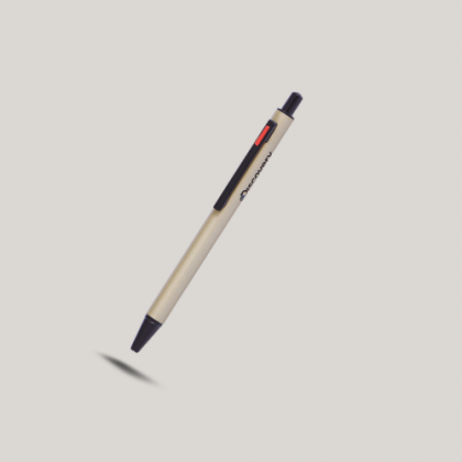 Customized Gold & Black Metal Pen with Logo