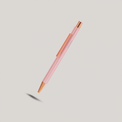 Customized Pink Metal Pen with Logo