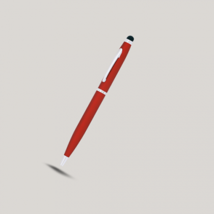 Customized Red & Black Metal Pen with Logo