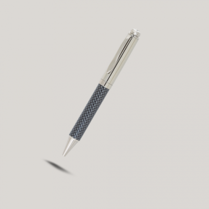 Customized Silver Textured Metal Pen with Logo