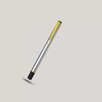 Customized Silver & Yellow Metal Pen with Logo