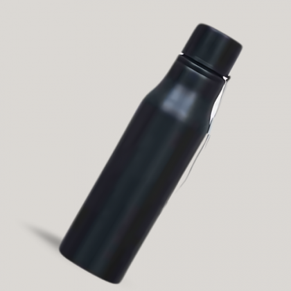 Customized 1000ml Sipper Water Bottle with Logo - Black