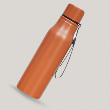 Customized 500ml Sipper Water Bottle with Logo - Orange