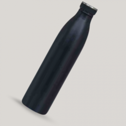 Customized Black Slim Water Bottle with Logo