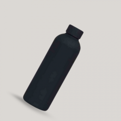 Customized Black Textured Water Bottle with Logo