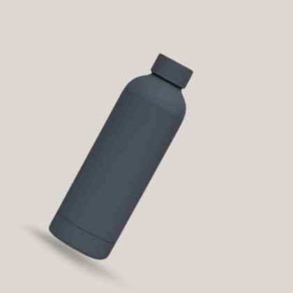Customized Grey Stainless Steel Water Bottle with Logo