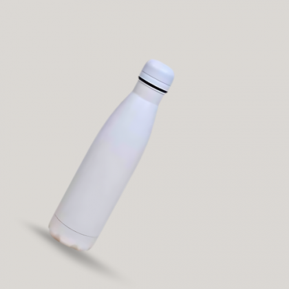 Customized White Slim Water Bottle with Logo