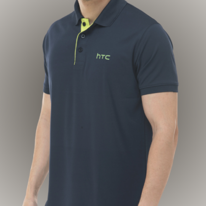 Customized Navy Polo T-Shirt with Logo