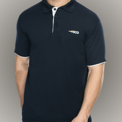 Customized Navy Polo T-Shirt with Logo