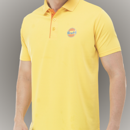 Customized Yellow Polo T-Shirt with Logo