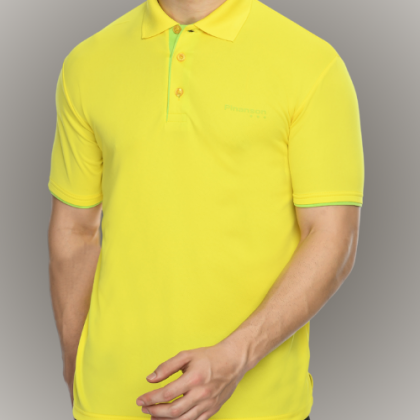 Customized Yellow Polo T-Shirt with Logo