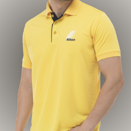 Customized Yellow Polo T-Shirt with Logo