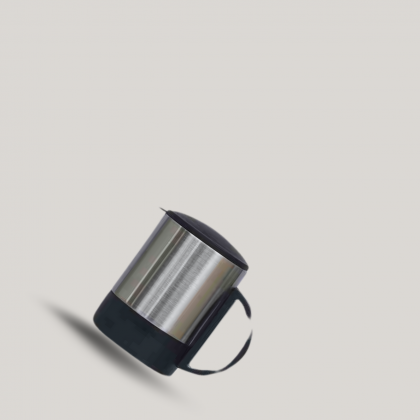 Customized 200ml Travel Mug (SS Mug with Black Lid)