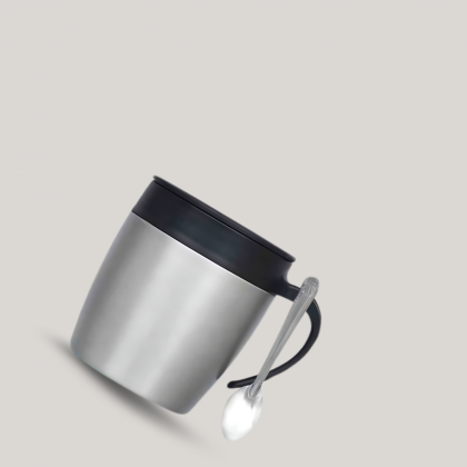 Customized 350ml Travel Mug (Black/White/Silver)