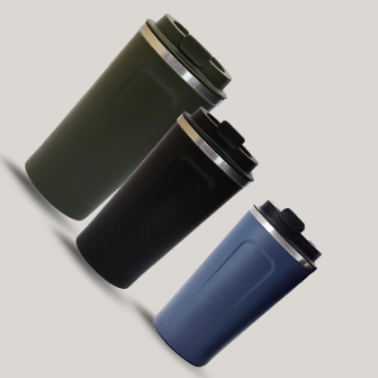 Customized Steel Vacuum Travel Mug (500ml, Various Colors)