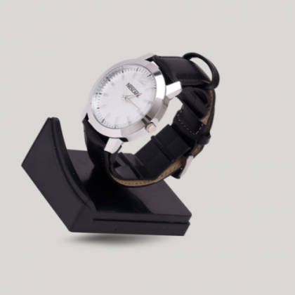 Customized White Dial Sport Wristwatch with Logo