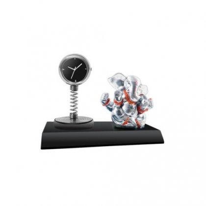 Ganesha (Resin) With Table Clock