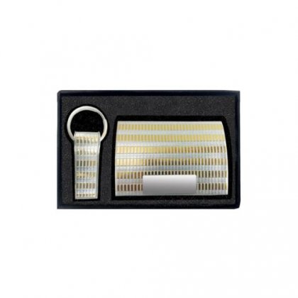 Gift Set Of Two (Card Holder And Keychain)