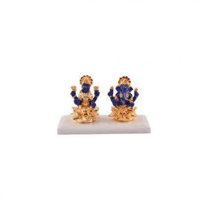 Laxmi Ganesh (Golden option 3) - 11 x 9 x7 cm (with premium box)