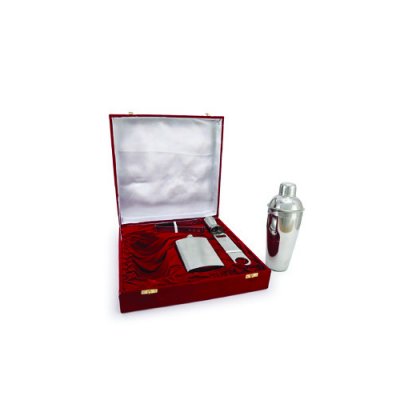 Stainless Steel Regular Bar Set With Velvet Box