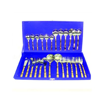 Copper 26Pcs Cutlery Set With Velvet Box