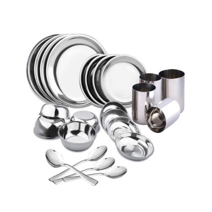 Stainless Steel Dinner Set of 24 Pcs