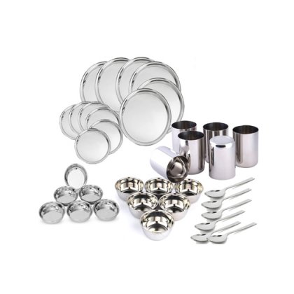 Stainless Steel Dinner Set of 36 Pcs