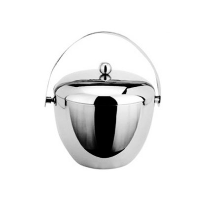 Stainless Steel Apple Shape Ice Bucket